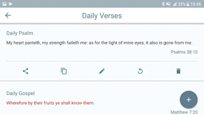 Bible KJVA android App screenshot 1