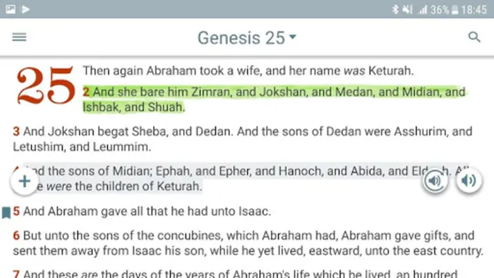 Bible KJVA android App screenshot 4